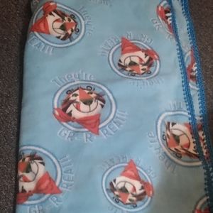 Tony the Kellogg's tiger blanket